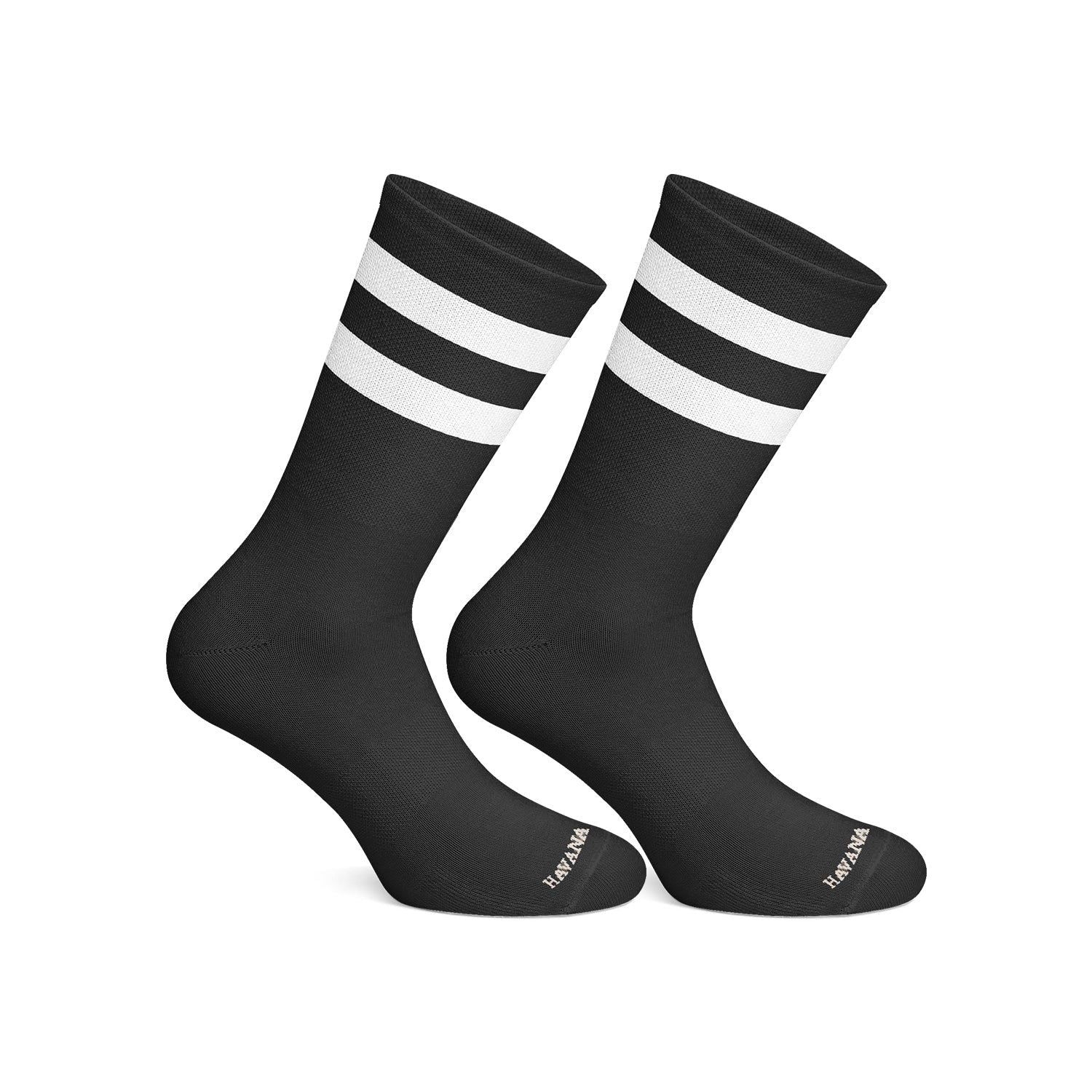black and white sport socks