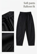 soft pants - Balloon Fit (black)
