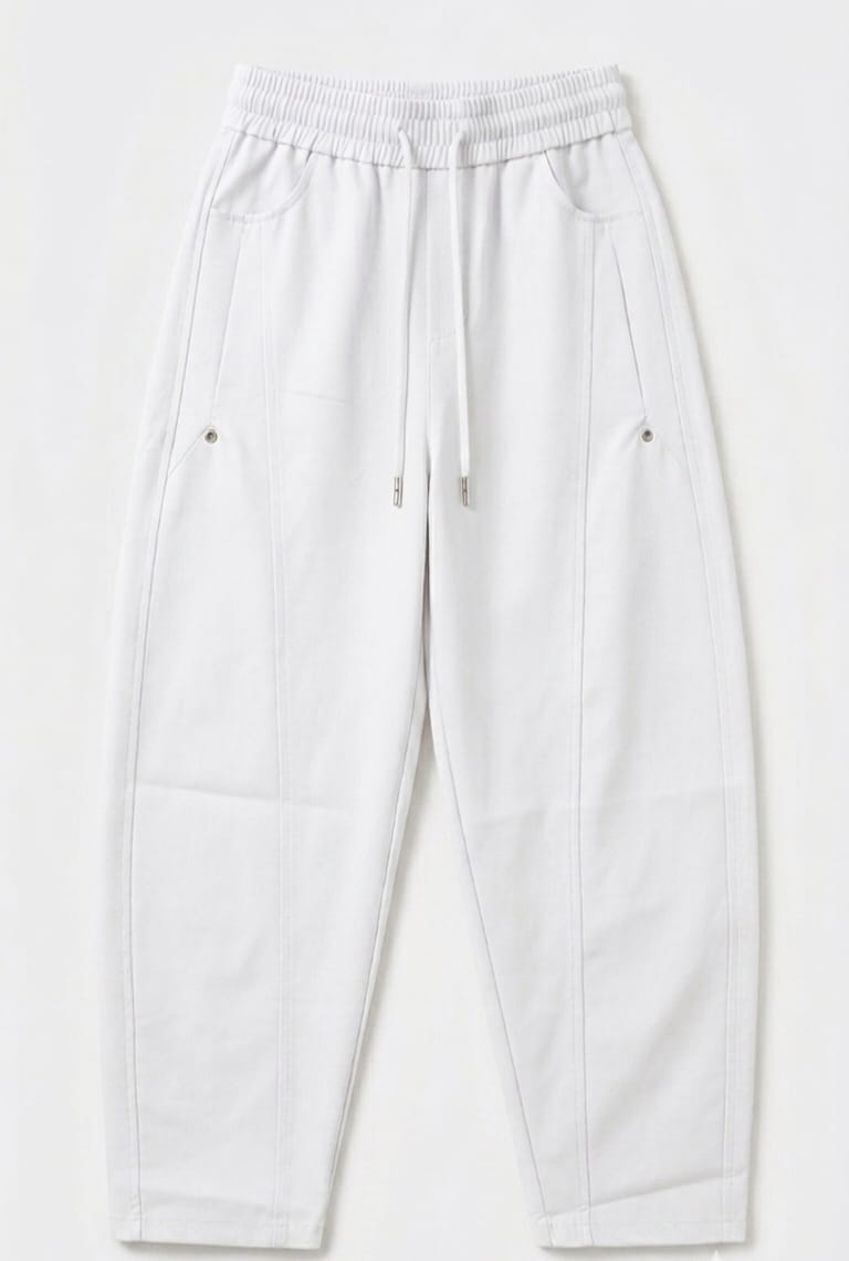 soft pants - Balloon Fit (white)