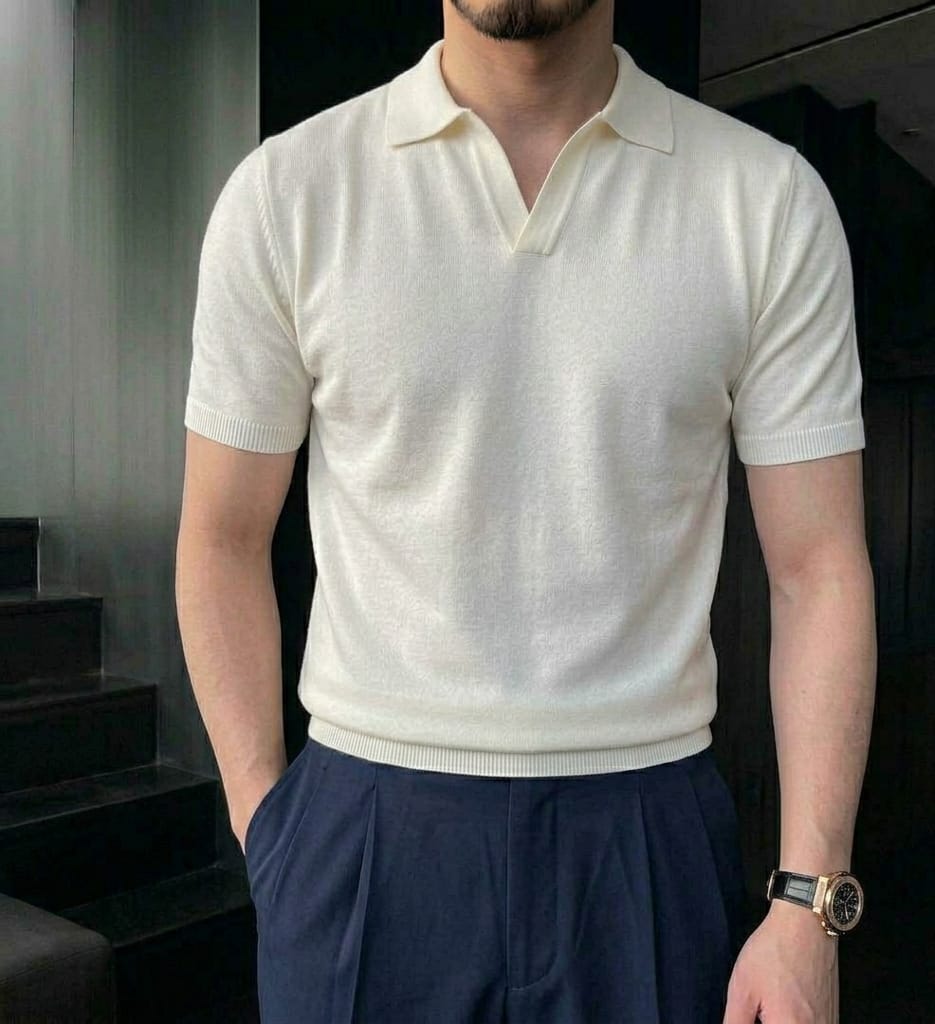 Polo T-Shirt  (off white)