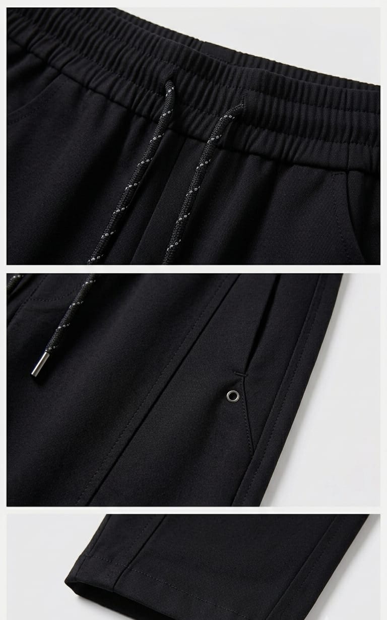 soft pants - Balloon Fit (black)